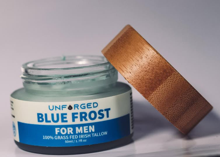 Blue Frost – Premium Grass-Fed Tallow Face Cream for Men (50ml)